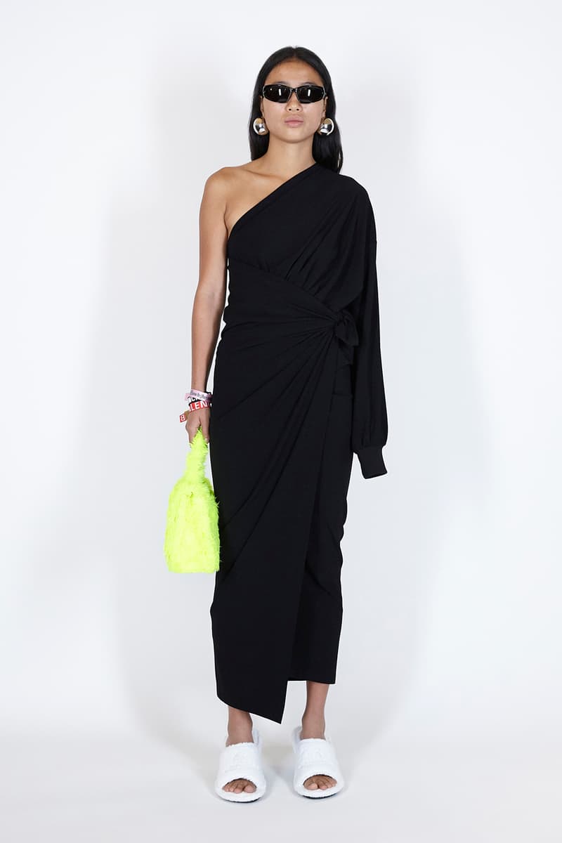 Balenciaga Summer 2021 Pre-Collection Runway Mens Womens Unisex X-Pander Sneaker Homeware Loungewear Robes Sustainability Upcycling Eco Friendly Prints Pet Shop Graphics Sunglasses at Night Paris Walking Demna Gvasalia Neo Classic Bag