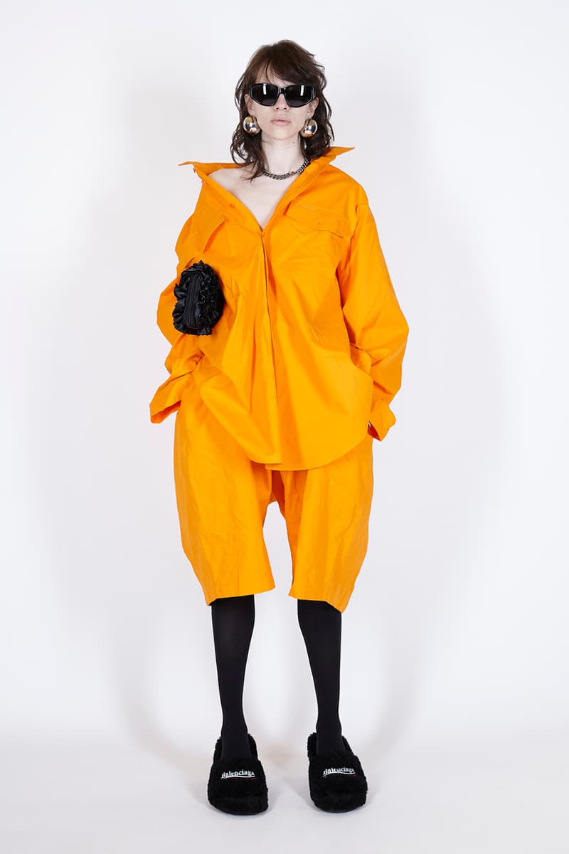 Balenciaga Summer 2021 Pre-Collection Runway Mens Womens Unisex X-Pander Sneaker Homeware Loungewear Robes Sustainability Upcycling Eco Friendly Prints Pet Shop Graphics Sunglasses at Night Paris Walking Demna Gvasalia Neo Classic Bag