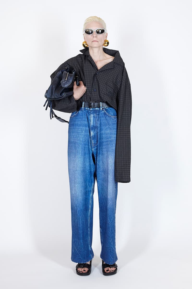 Balenciaga Summer 2021 Pre-Collection Runway Mens Womens Unisex X-Pander Sneaker Homeware Loungewear Robes Sustainability Upcycling Eco Friendly Prints Pet Shop Graphics Sunglasses at Night Paris Walking Demna Gvasalia Neo Classic Bag