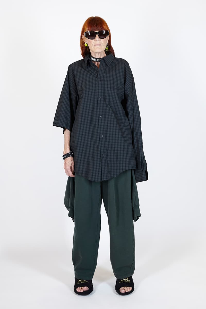 Balenciaga Summer 2021 Pre-Collection Runway Mens Womens Unisex X-Pander Sneaker Homeware Loungewear Robes Sustainability Upcycling Eco Friendly Prints Pet Shop Graphics Sunglasses at Night Paris Walking Demna Gvasalia Neo Classic Bag