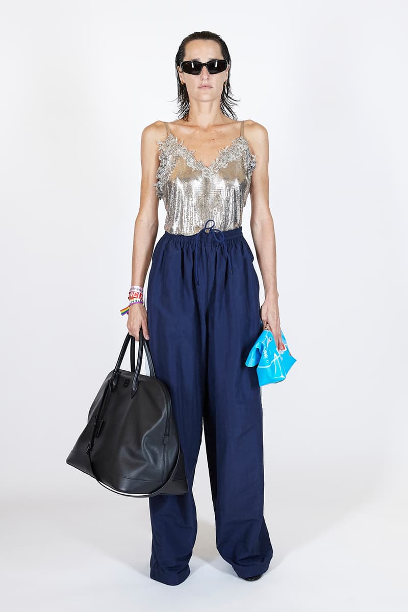 Balenciaga Summer 2021 Pre-Collection Runway Mens Womens Unisex X-Pander Sneaker Homeware Loungewear Robes Sustainability Upcycling Eco Friendly Prints Pet Shop Graphics Sunglasses at Night Paris Walking Demna Gvasalia Neo Classic Bag