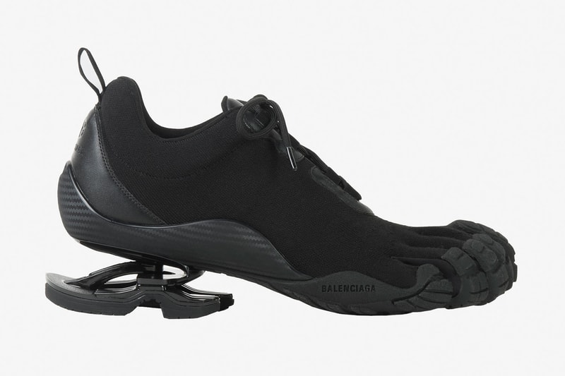 Balenciaga Vibram Toe FiveFingers footwear Collection drop info luxury carmine red black high tech