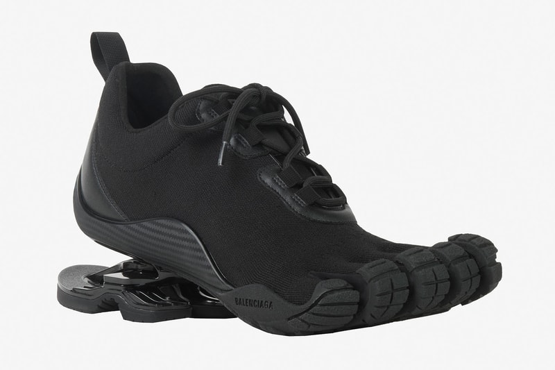Balenciaga Vibram Toe FiveFingers footwear Collection drop info luxury carmine red black high tech
