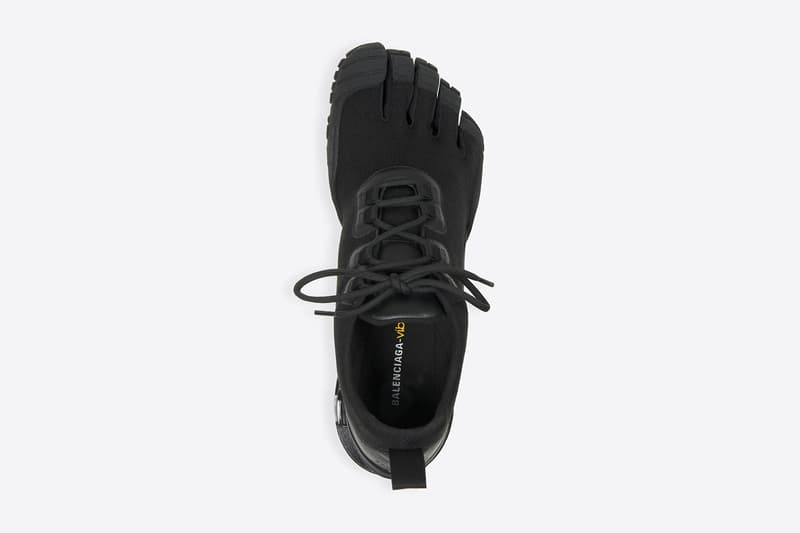 Balenciaga Vibram Toe FiveFingers footwear Collection drop info luxury carmine red black high tech