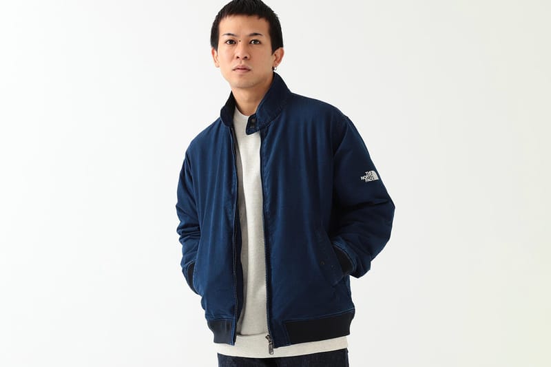 the north face purple label field leather jacket