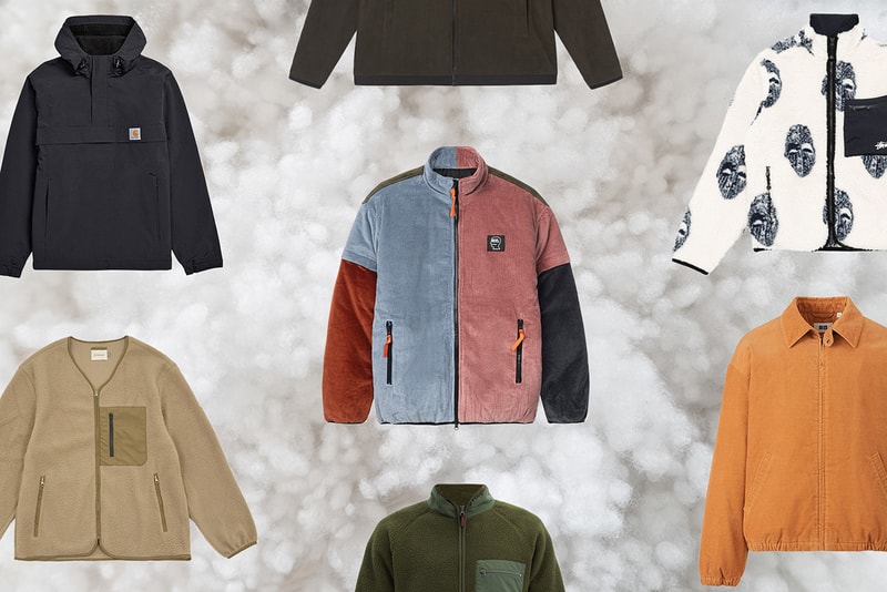 Jackets Coats Fall Winter 2020 FW20 Must Buys Style Guide Mens Outwear Fleece Sherpa Corduroy Track Nylon Waterproof Wind Resistant Dry Padded Furry Brain Dead Stussy Satta Gramicci The North Face Denali TNF Affordable Cheap Uniqlo U Carhartt WIP YMC Li-Ning Wood Wood LN-CC MatchesFashion HBX HYPEBEAST COVID-19 Coronavirus Supreme