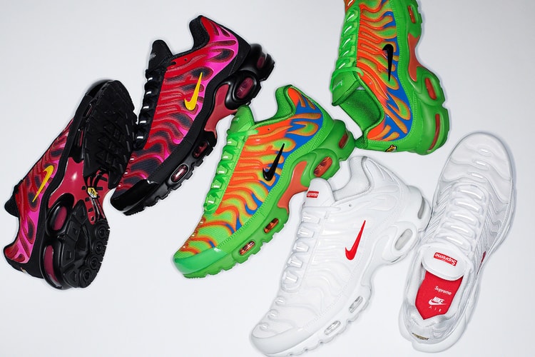 Supreme x Nike Air Max Plus Powers This Week's Best Footwear Drops