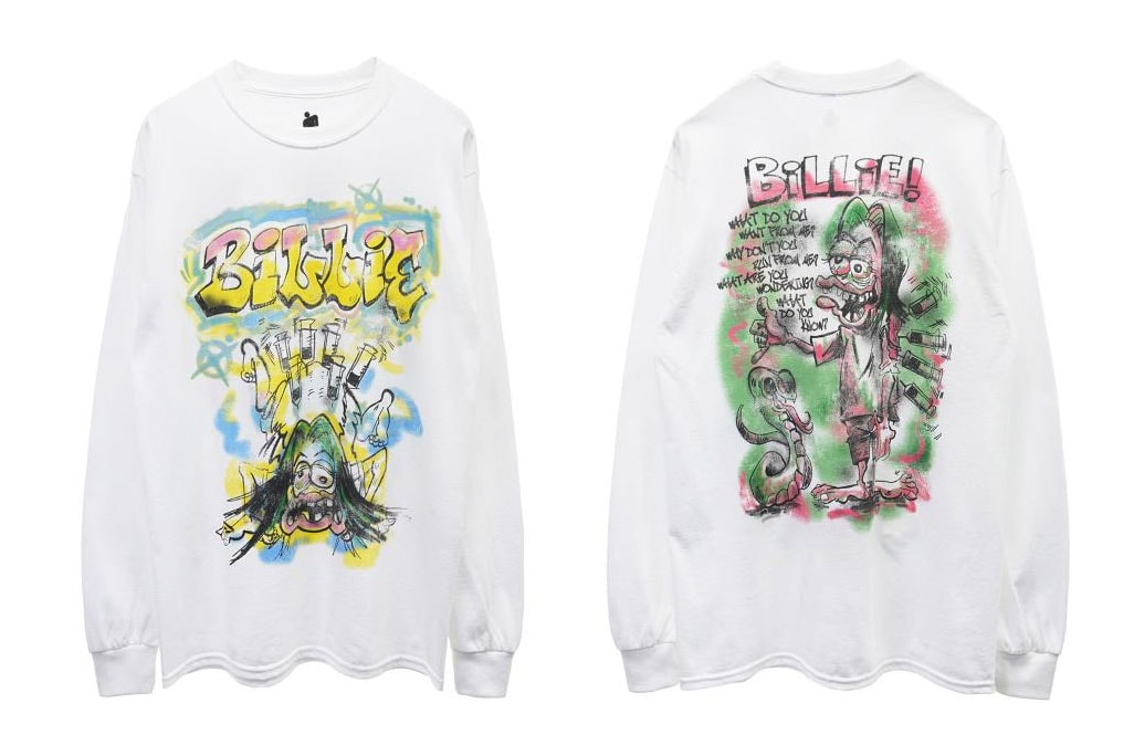 Billie Eilish x READYMADE T-Shirts Merch ed roth artwork collaboration fall winter 2020 release date info buy anytime japan store time after time hot rod rat fink