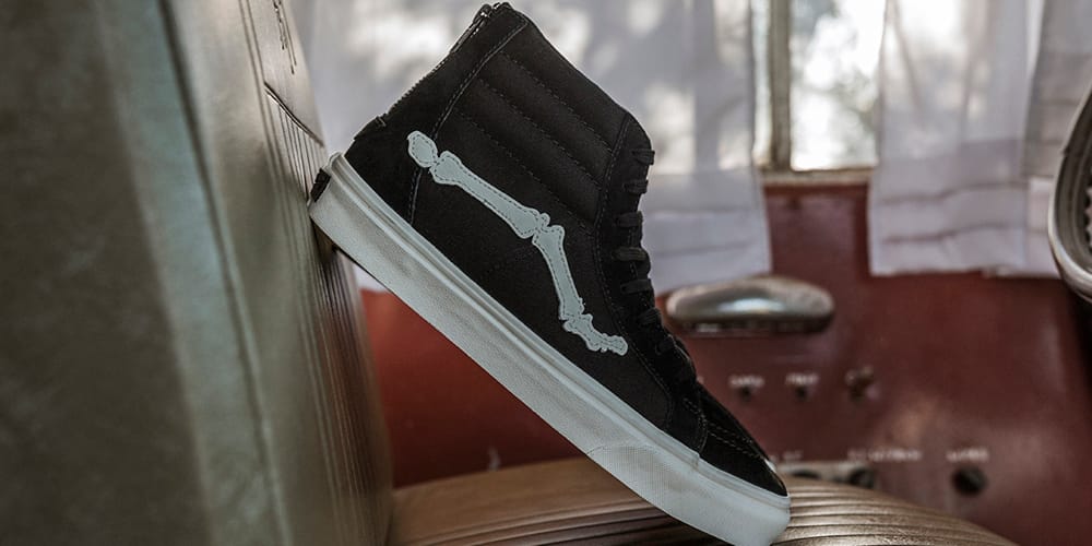 vans sk8 hi zip leather sneakers in gray