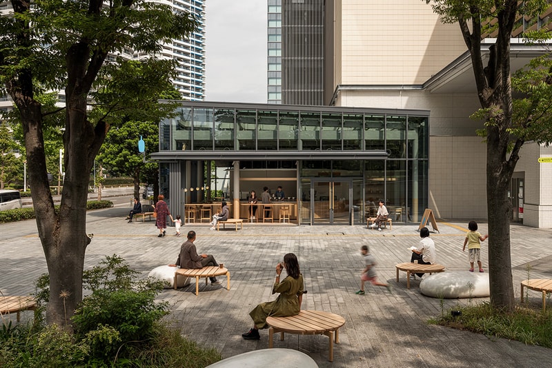 Blue Bottle Coffee Cafe Yokohama  Keiji Ashizawa Design Norm Architects shop space architecture firm studio wood