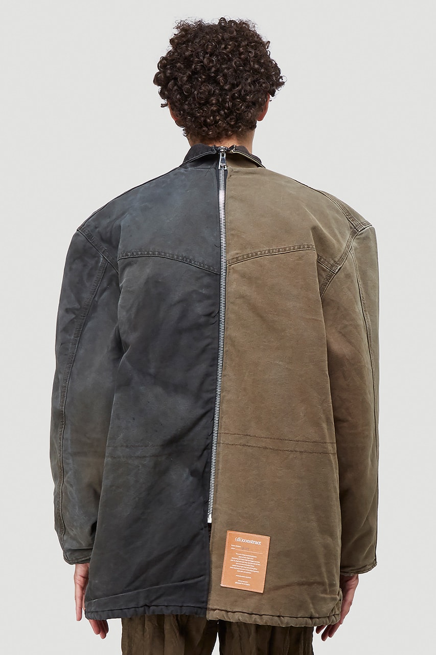 Custom Carhartt Reworked Color Block Jacket Size L