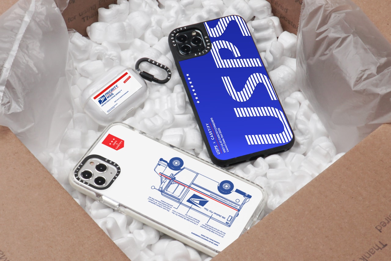 Casetify Сотрудничество почтовой службы США с USPS Чехлы для iPhone Ремешки для часов Apple 2020