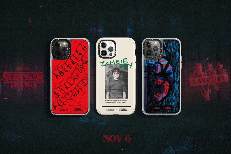 casetify stranger things Netflix iPhone case release information collaboration 2020 