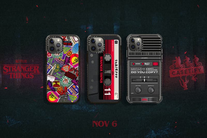 casetify stranger things Netflix iPhone case release information collaboration 2020