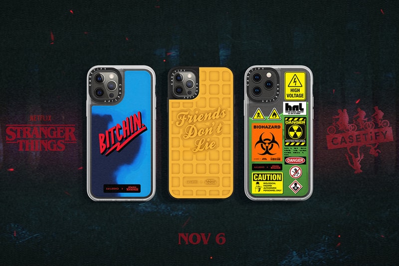 casetify stranger things Netflix iPhone case release information collaboration 2020 