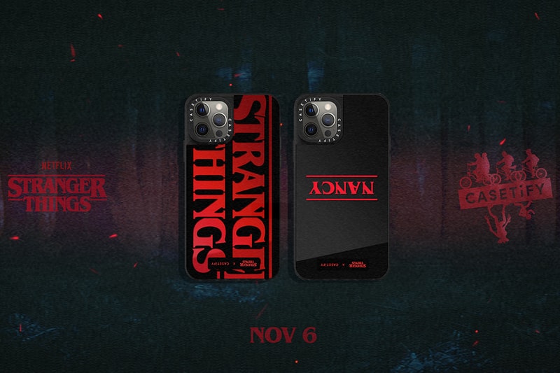 casetify stranger things Netflix iPhone case release information collaboration 2020 