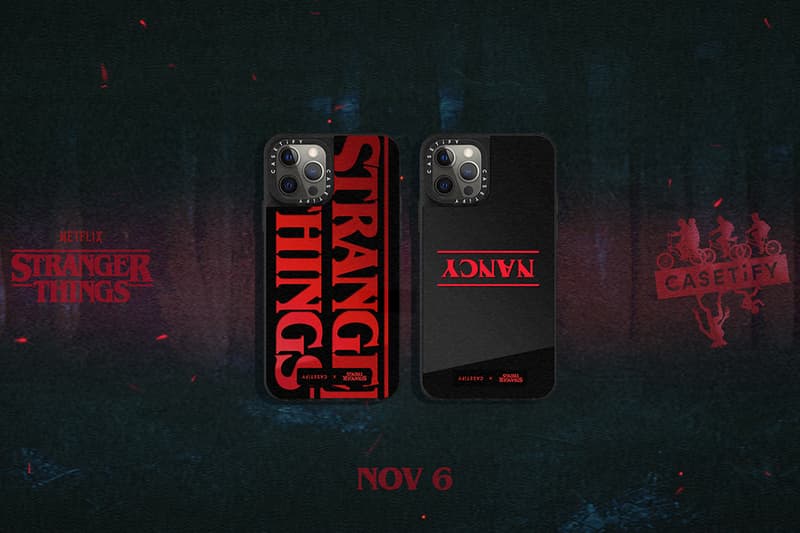 casetify stranger things Netflix iPhone case release information collaboration 2020