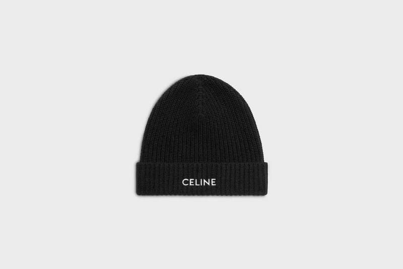 CELINE FW20 Bucket Hats, Flat Brim Caps, Beanies knit wool fall winter 2020 hedi slimane headwear accessories logo