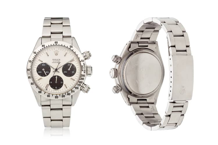 Racing Legend Carroll Smith's Rolex Daytona is up for Auction at Christie's