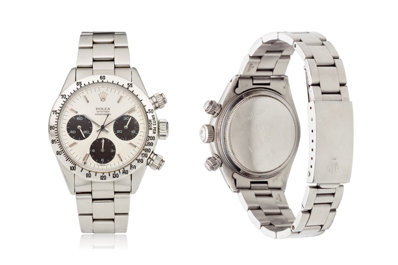 christies auction carroll smith racing racer shelby ford gt40 rolex daytona ref 6265 vintage watch timepiece 
