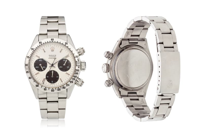 christies auction carroll smith racing racer shelby ford gt40 rolex daytona ref 6265 vintage watch timepiece