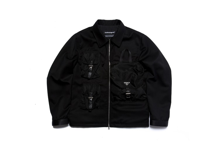 clothsurgeon Turns a '90s Prada Nylon Backpack Into a Bomber Jacket