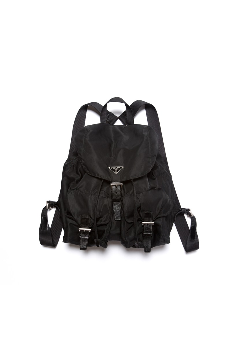 clothsurgeon RECONSTRUCTED PROJECT Prada Nylon Backpack Short Collared Bomber Flight Jacket Rav Matharu Custom Rework Upcycling Sustainable '90s