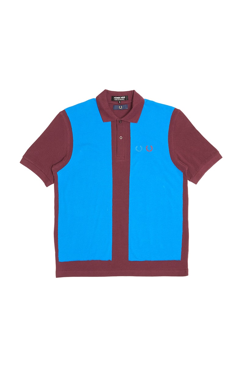 comme des garçons Fred Perry polo shirt collaboration homme deux line 2020 