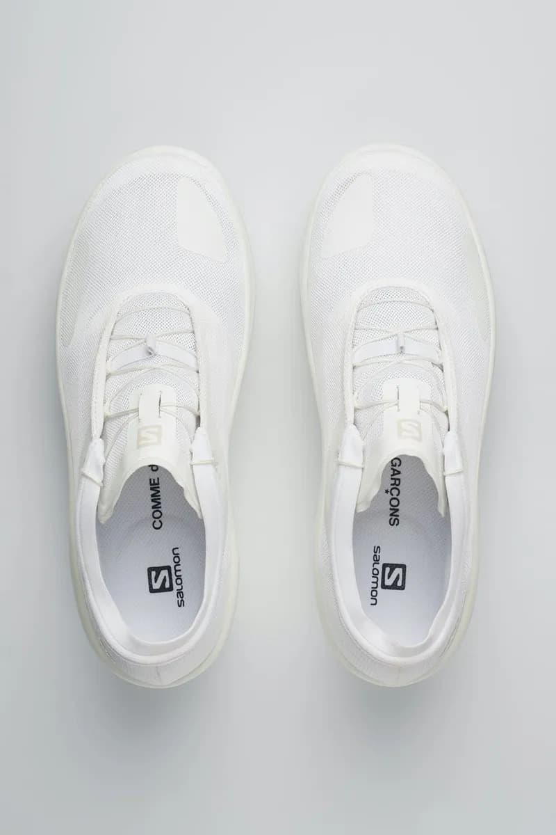 comme des garcons salomon womens japan spring summer 2021 ss21 rei kawakubo speedcross xt04 6 advanced goat trail sneaker official imagery snow moc runner rx 3.0 shoe collaboration release date info buy