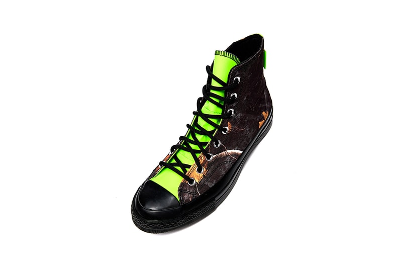 converse chuck taylor 70 hi pack gore tex brown black lemon venom yellow orange white camouflage tree pattern fall winter 2020