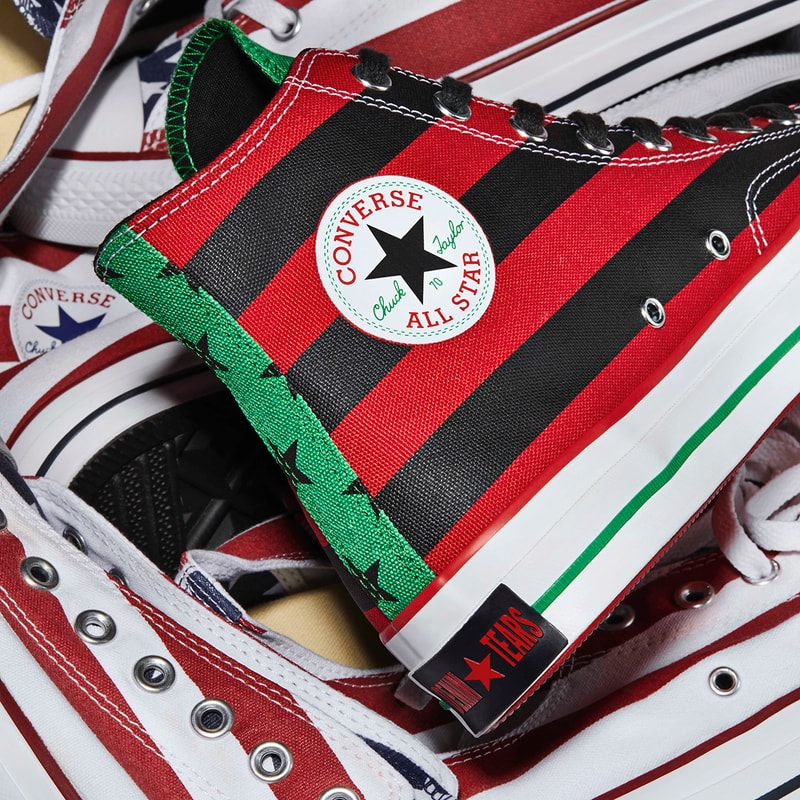 Denim Tears x Converse Chuck 70 Sneaker Collaboration taylor all star african american flag release date info buy