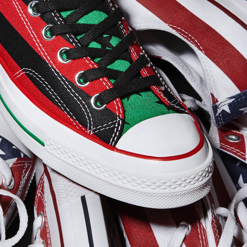 Denim Tears x Converse Chuck 70 Sneaker Collaboration taylor all star african american flag release date info buy