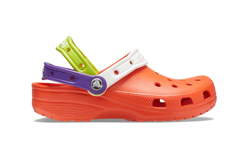 crocs croctober crocs day 2020 triple strap multicolor clog blue white pink purple yellow orange official release date info photos price store list buying guide