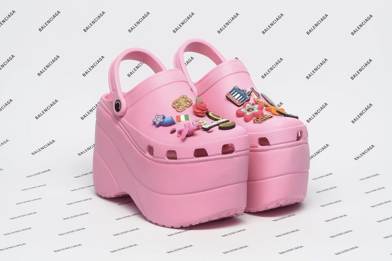 crocs balenciaga christopher kane beams pleasures nicole mclaughlin post malone rubber clobs nicholas braun ugly shoe slipper 