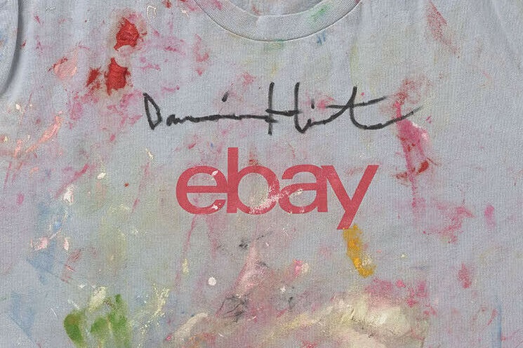 damien hirst ebay t shirt for sale instagram contest