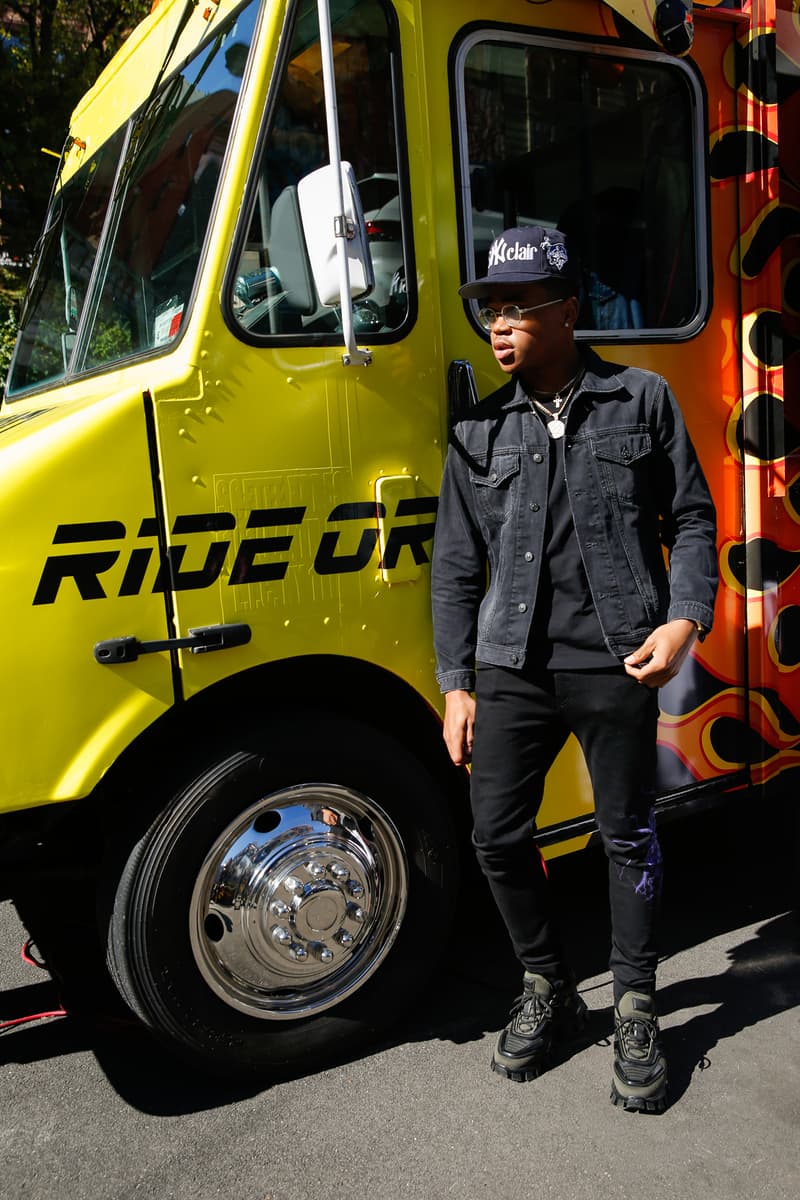 Julia Fox Evan Mock Donte Colley Fall 2020 Unforgettable Denim campaign nyc t-shirts hoodies denim jackets merch