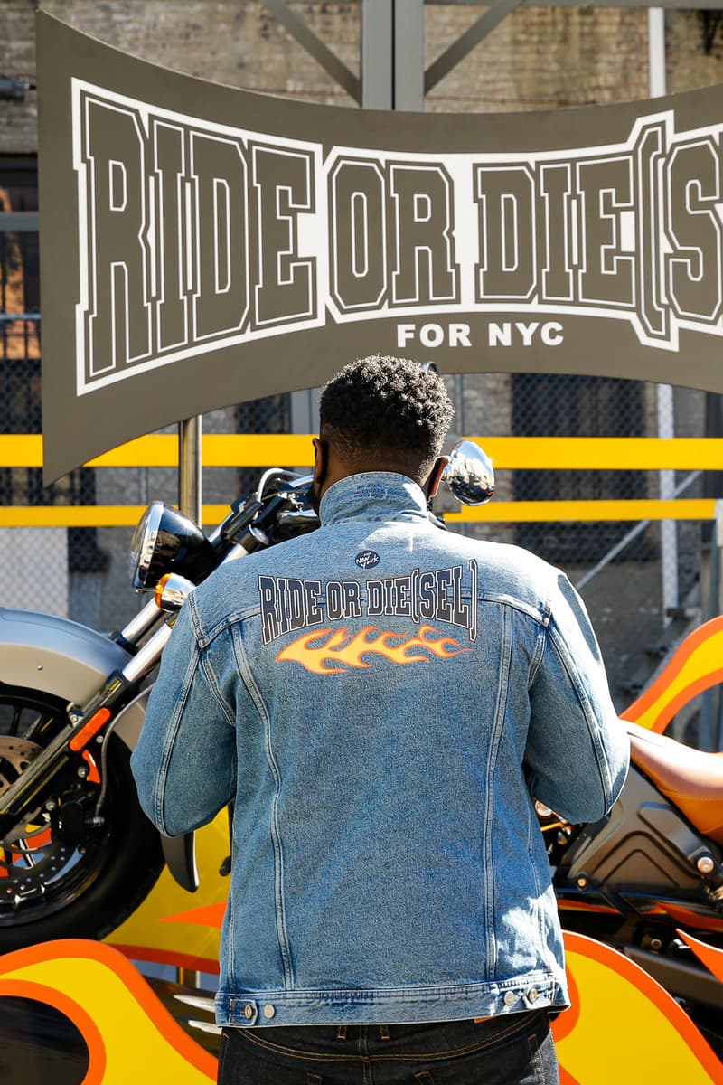 Julia Fox Evan Mock Donte Colley Fall 2020 Unforgettable Denim campaign nyc t-shirts hoodies denim jackets merch