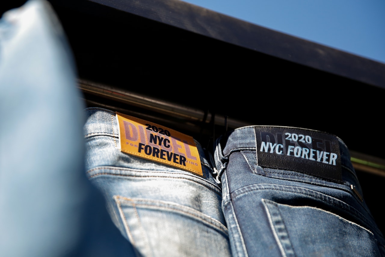 Julia Fox Evan Mock Donte Colley Fall 2020 Unforgettable Denim campaign nyc t-shirts hoodies denim jackets merch