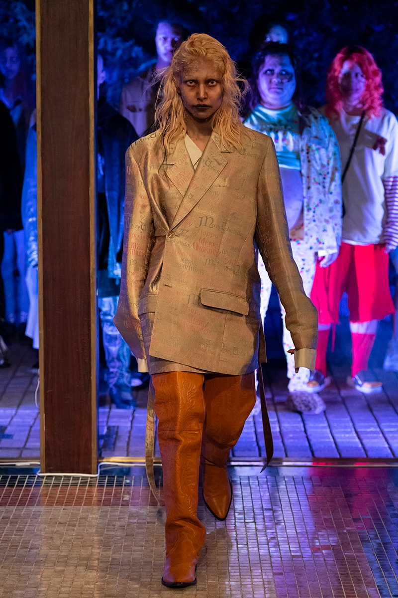 doublet Spring Summer 2021 Tokyo Fashion Week Runway Show menswear streetwear ss21 clothing jackets pants sweaters blazers trousers rakuten