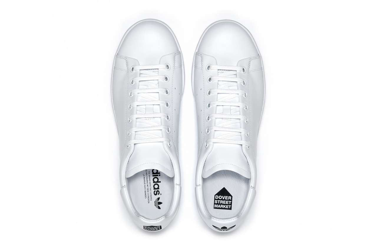 dover street market dsm adidas originals stan smith white black official release date info photos price store list buying guide