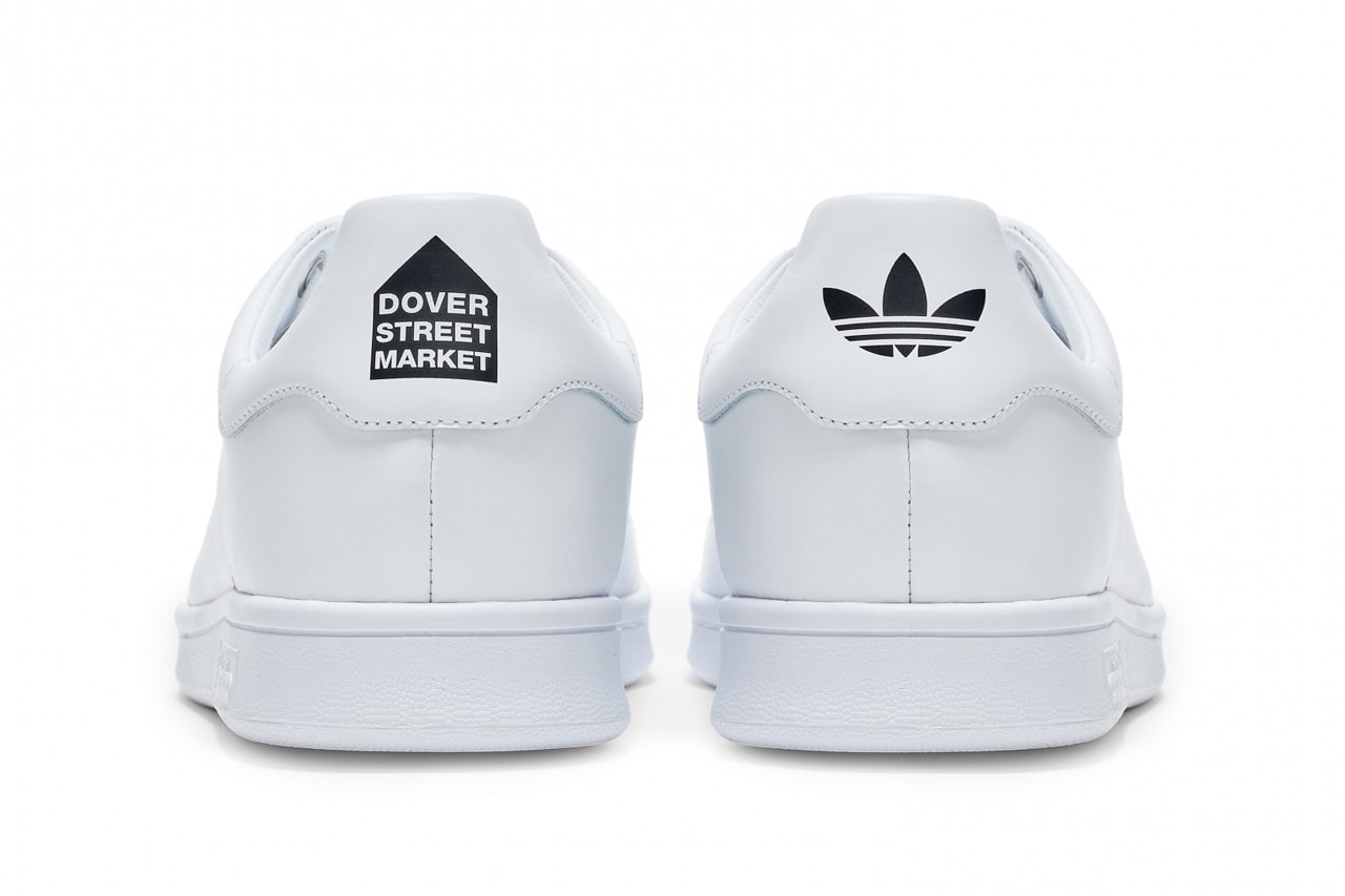 dover street market dsm adidas originals stan smith white black official release date info photos price store list buying guide