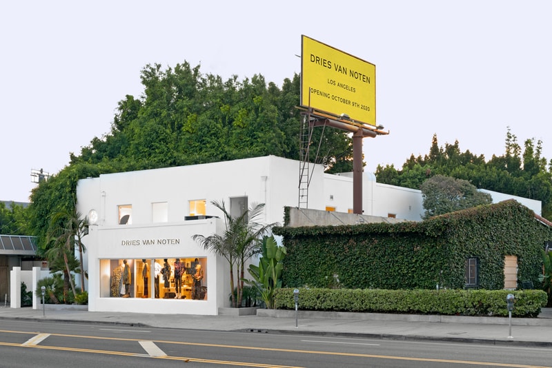 Dries Van Noten los angeles store flagship shop opening interview