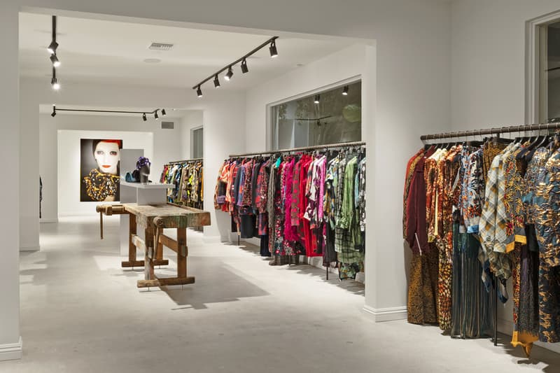 Dries Van Noten los angeles store flagship shop opening interview