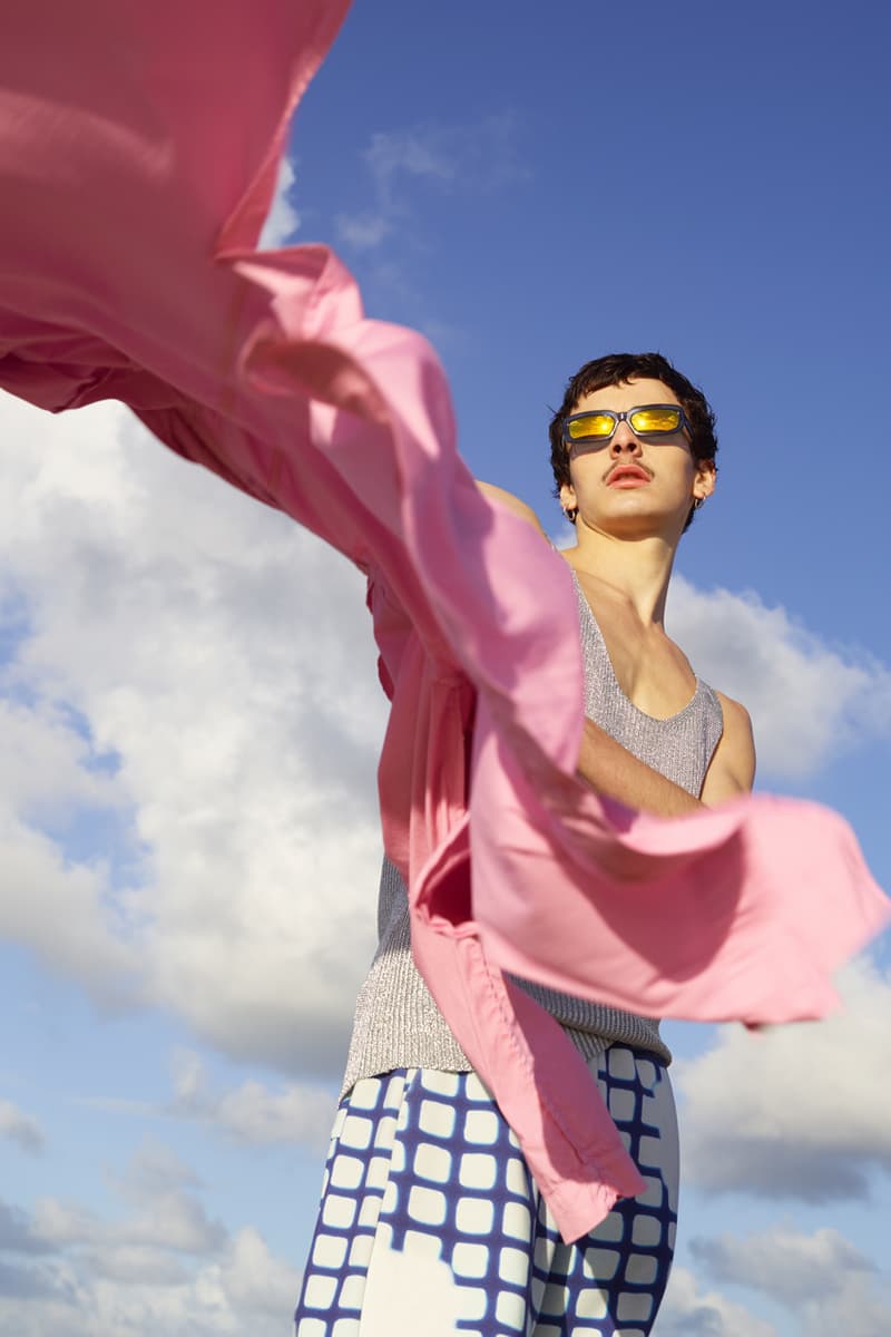 Dries Van Noten Spring/Summer 2021 SS21 Mens Women Co-Ed Collection Viviane Sassen Photography Rotterdam Beach Len Lye Psychedelic Lookbook 