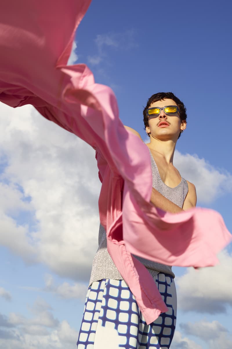 Dries Van Noten Spring/Summer 2021 SS21 Mens Women Co-Ed Collection Viviane Sassen Photography Rotterdam Beach Len Lye Psychedelic Lookbook