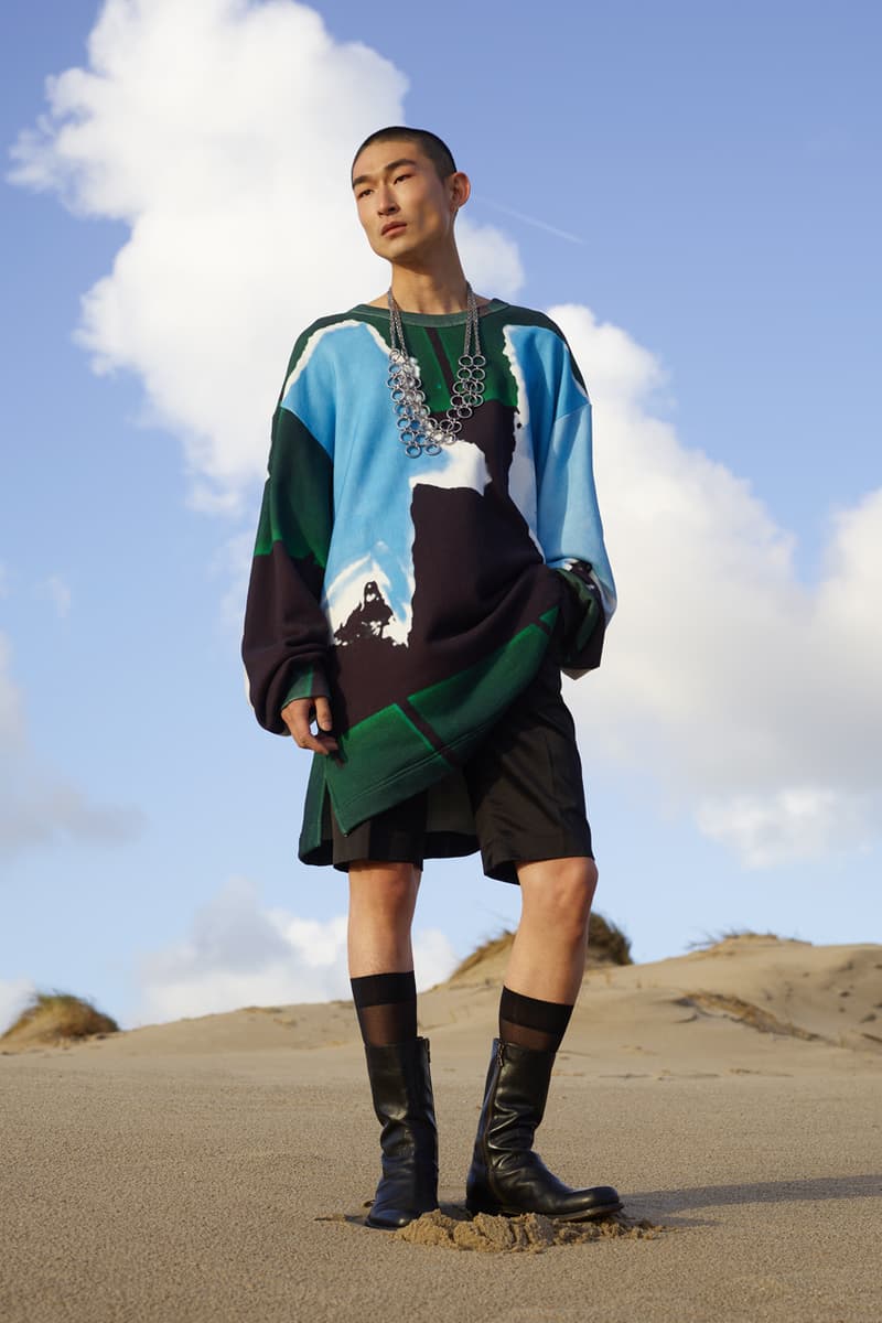 Dries Van Noten Spring/Summer 2021 SS21 Mens Women Co-Ed Collection Viviane Sassen Photography Rotterdam Beach Len Lye Psychedelic Lookbook 