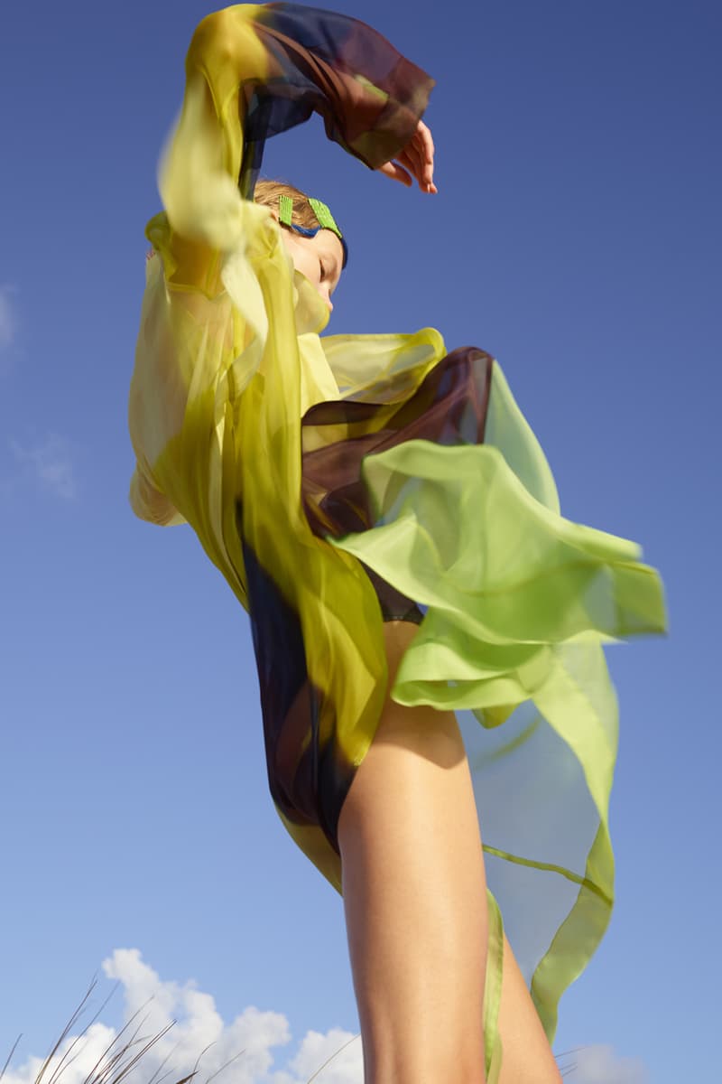 Dries Van Noten Spring/Summer 2021 SS21 Mens Women Co-Ed Collection Viviane Sassen Photography Rotterdam Beach Len Lye Psychedelic Lookbook