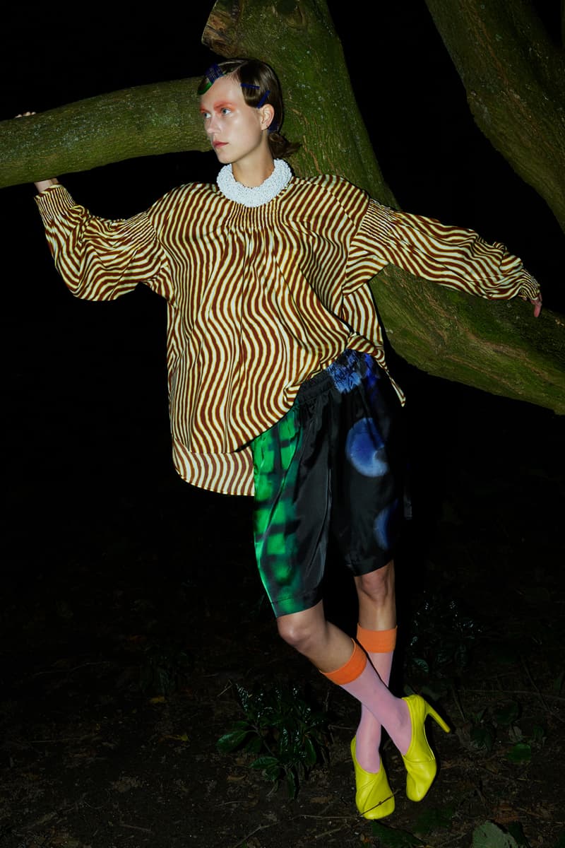 Dries Van Noten Spring/Summer 2021 SS21 Mens Women Co-Ed Collection Viviane Sassen Photography Rotterdam Beach Len Lye Psychedelic Lookbook
