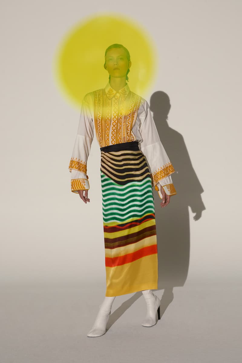 Dries Van Noten Spring/Summer 2021 SS21 Mens Women Co-Ed Collection Viviane Sassen Photography Rotterdam Beach Len Lye Psychedelic Lookbook 