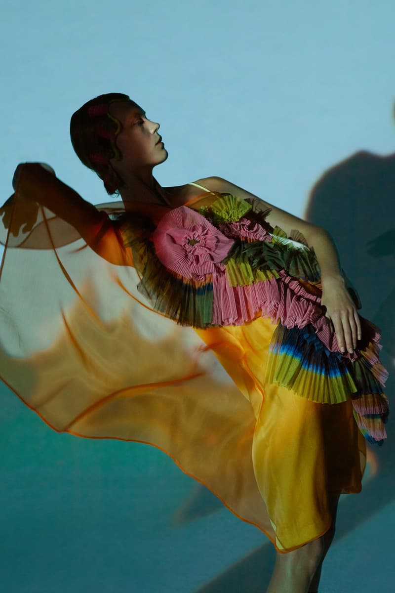 Dries Van Noten Spring/Summer 2021 SS21 Mens Women Co-Ed Collection Viviane Sassen Photography Rotterdam Beach Len Lye Psychedelic Lookbook 